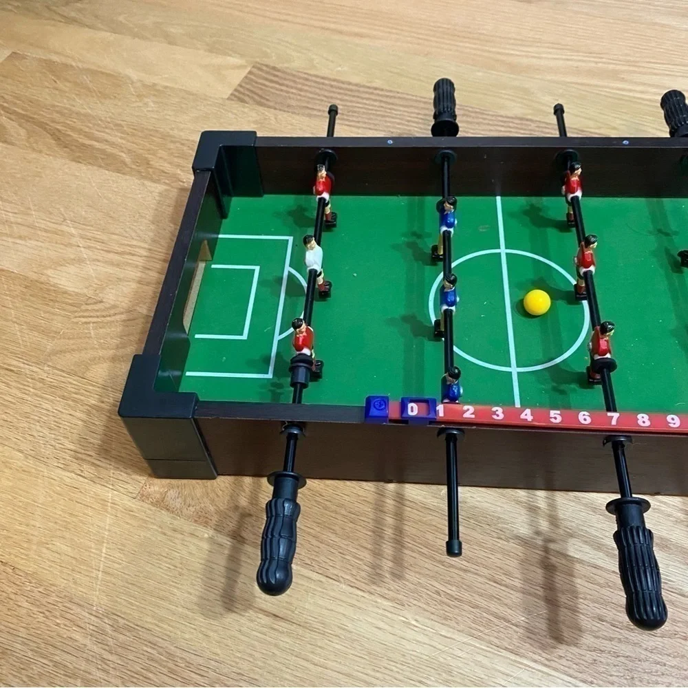 Mini Table Top Fooseball Table Kids Toy Soccer
